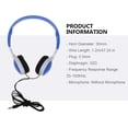 thumbnail image 2 of Generic Foldable Stereo Music Headphones Lightweight Over-Ear Headset Natur, 2 of 6