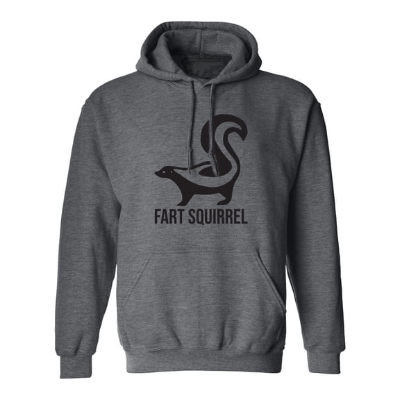 FART SQUIRREL Adult Hooded Sweatshirt