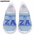 thumbnail image 1 of Zapatillas de deporte casuales para mujer Doginthehole Zeta Amicae, zapatos planos de diseño de moda de Friends of Zeta, zapatos de malla transpirables sin cordones para verano, 1 of 5