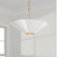 thumbnail image 5 of Capital Lighting 355442 Maeve 19" Wide Pendant / Converts To Semi-Flush - Matte Brass /, 5 of 6