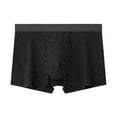 thumbnail image 4 of L-5X Plus Size Boxer Briefs for Men Big & Tall Mid Waisted Underwear Mens Casual Solid Color Breathable Athletic Workout Boxers, 4 of 8