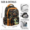 thumbnail image 5 of FUIALDOLG Dinosaur Skeleton Camo Pattern Lightweight School Backpack with Padded Multi-Pocket Kids Backpack, Large Capacity 17 Inch Book Bag for Sports Travel, 5 of 10
