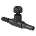 thumbnail image 3 of ABS Tee Connector, Fish Tank Tee Connector, Black Valve Fish Oxygen Pump Fish Tank for Aquarium, 3 of 7