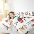 thumbnail image 4 of Feelyou Christmas Nutcracker Bedding Comforter Set for Kid, Princess Fairy Tale Twin Comforter Sets, Winter Festival Reversible Bedding Set, Super Cozy Room Decor, 2pcs, 4 of 8