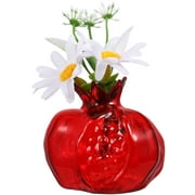 Eease Pomegranate Glass Vase for Flowers and Makeup Brushes