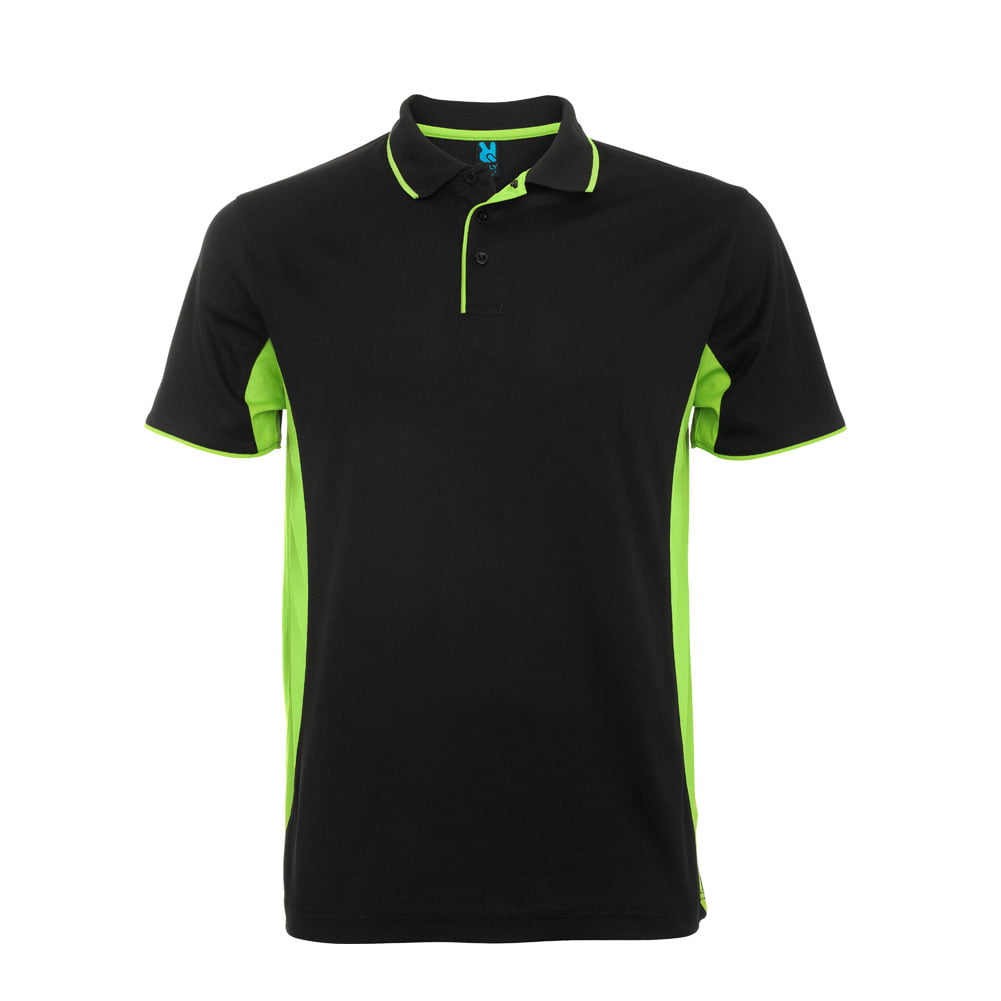 Men's Two Color Sport Polo Shirt - Golf Tennis Sportswear - ASIAN ...