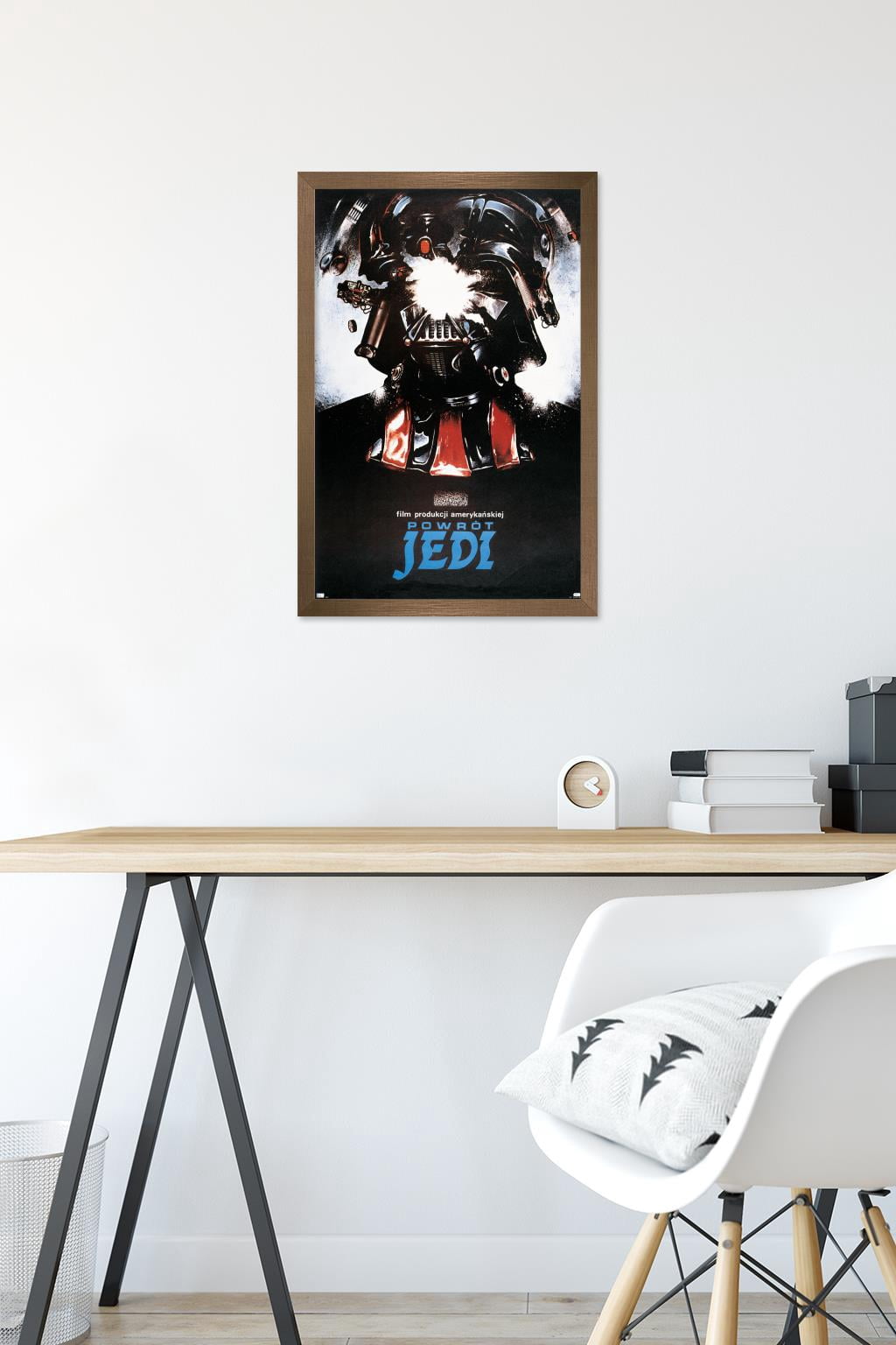Star Wars: Return of the Jedi - Polish One Sheet Wall Poster, 14.725" x 22.375" Framed