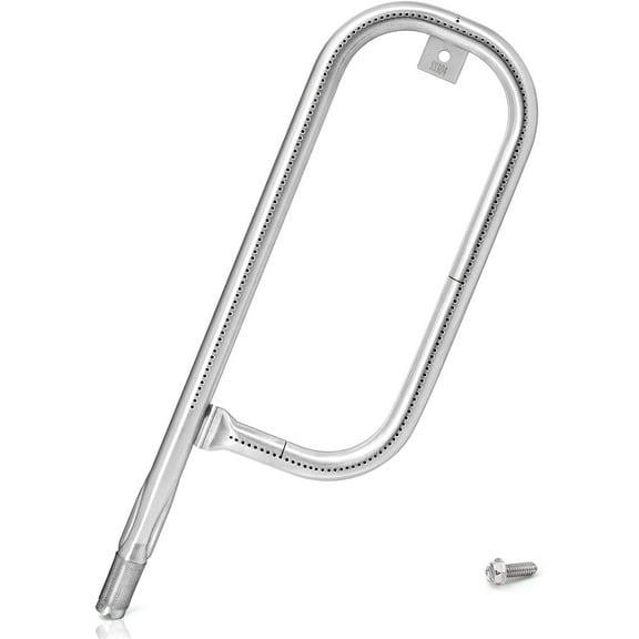 1 Pc Burner for Weber Desktop Q Series Grill Models Q,Weber Q100 and Q120,Weber Q1000 and Q1200 (Above 2014) Gas Grills,Stainless Steel Tube of Gas Grill 304 for Grill Burner (Silver)