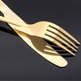thumbnail image 6 of 20 Pcs Flower Pattern Silverware Set Stainless Steel Flatware Set Including Fork Spoon and Knife Vintage Cutlery Set Mirror Polished Utensil Set for Kitchen Dishwasher Safe Service for 4, 6 of 9