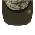 thumbnail image 5 of Youth New Era  Green/Dark Green Baltimore Ravens 2025 Salute to Service 9FORTY A-Frame Adjustable Hat, 5 of 5