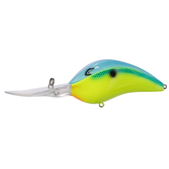 Bill Lewis Deep Range Crankbait (24 ft) – 1 5/8 oz – Chartreuse Blue