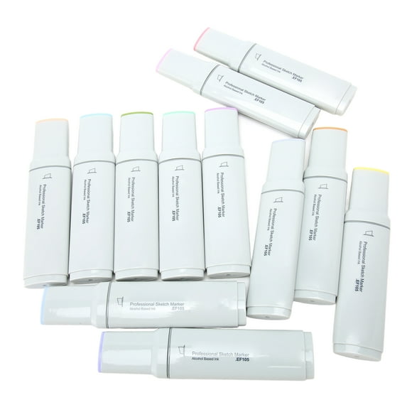 Wide Tip Markers Paint For Graffiti Ink For Extra Wide Marker Wood For Alcohol 12Pcs Markers