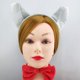 thumbnail image 2 of KAKOWELY Juego de 3 piezas en 1 con divertida diadema de lobo gris, accesorios para el pelo, adorable lazo para la cola, suministros para fiestas de máscaras y festivales con 1 par de guantes., 2 of 5