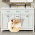 thumbnail image 4 of "eclife 48"" Double Sink Bathroom Vanity with Resin Top, Eco-Friendly Hand-Painted Finish", 4 of 8