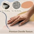 thumbnail image 6 of ODIKA 6'x9' Washable Area Rug Non-Slip, Easy Care, Pastel Multicolor Abstract Flow Design Modern Curved Shapes with Retro Vibes for Family Room, Living Room, Master Bedroom, 6 of 7