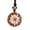 Orange & Red, variant on Orange Pentagram Silver Pewter Charm Necklace Pendant Jewelry