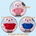 thumbnail image 3 of Personalized Teddy Bear as Customized Gifts for Women Men with Text as Gifts for Valentines Day Christmas (10 IN-Text), 3 of 6