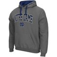 thumbnail image 2 of Men's Colosseum Charcoal Notre Dame Fighting Irish Big & Tall Arch & Logo 2.0 Pullover Hoodie, 2 of 3