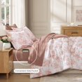 thumbnail image 3 of Juego de cama BLOOMHAVEN Queen de 7 piezas con edredón floral rosa, 3 of 9