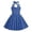 style-01 Dark Blue, variant on Kogui Kids Summer Dresses for Girls Girls Birthday Party Dress Ruffle Sleeve Sequin Dots Floral Tulle Dress Size 11-12 (Dark Blue,11-12 Years)