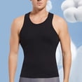 thumbnail image 1 of Lefu Men Summer Cotton Body Shaper Vest Slimming Tummy Control Tight Sports Tank Tops, 1 of 9