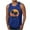 Dark Blue, variant on Tank Tops Men Elastic Fabric Mens Tank Tops Summer Beach Tank Top Hawaiian Palm Tree Print Sleeveless Muscle Basic Tee Vacation Tops Army Green,L