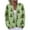 Green, variant on Women's Cardigan Long Sleeve Lightweight Fun Christmas Print Jacket with Button Front for Holiday Fashion and Casual Wear,Red,2XL