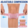 thumbnail image 5 of GADE 2-Pack Knee Strap, Adjustable Knee Brace Tendon Support Band for Running, Jumpers Knee, 5 of 7