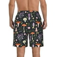 thumbnail image 3 of Naloa Mushrooms Men's Beach Shorts, Surfing shorts, Swim trunks, Quick Dry Swim Trunks for Surfing Beach Fun - Small, 3 of 9