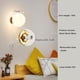 thumbnail image 4 of Aplique de pared para interior (blanco), aplique de pared moderno de 15 cm, aplique de pared LED con diseño de luna y astronauta, lámpara de pared para dormitorio infantil., 4 of 5