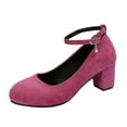 thumbnail image 1 of Chaussures Décontractées pour Femmes 2026, Design à Talon Épais, à Enfiler Confortables, Parfaites avec des Jeans, 1 of 9