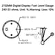 thumbnail image 3 of Indicador de nivel de combustible para automóvil con pantalla digital universal de 2 pulgadas y 52 mm, 3 of 8
