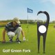 thumbnail image 4 of Devoto al golf Golf Divot Pitch Reparación Limpiador Herramientas Pitchfork Putting Green Fork Training Aids FLhrweasw Nuevo, 4 of 7
