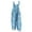 Blue, variant on Tnhcen Women's Trendy Printed Sleeveless Two-Pocket Casual Overalls Jumpsuit S-5XL | Bamboo Linen Summer Pants