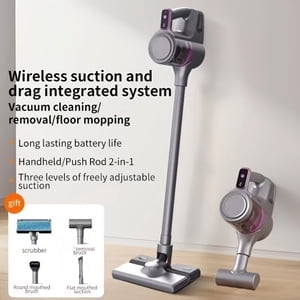 28KPA Cordless Vacuum Cleaner, Anti-Tangle Brushroll, Rechargeable Stick Vacuum, Lightweight for Carpet, Hard Floor, Pet Hair