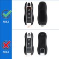 thumbnail image 2 of Aerobon - Carcasa Para Llave Pintada De 3 Piezas, Compatible Con Porsche Key Shell De Repuesto (Mk1 Naranja), 2 of 5