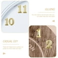 thumbnail image 5 of DEEPCRAFF 6Pcs Large Clock Roman Numerals Gold for Diy Enthusiasts Wall Clock Accessories, 5 of 8