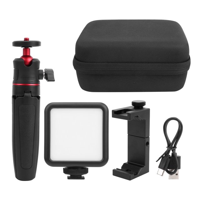 ULANZI Juego de Luces de Relleno Tablero de Luz Suave Fotografía Video Light Trípode Ajustable Combo ara Vlog Selfie Video corto en Vivo Juego de luces Spptty Accesorios de fotografía profesional para teléfonos móviles