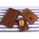 thumbnail image 4 of 10pcs Bandeja de Refrescos Té Desayuno licencia Accesorios Hogar Casa BLESIY Bandeja de madera, 4 of 8
