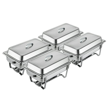 Walmart Bestequip Chafing Dish Set Of 4 Stainless Steel Chafer