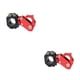 thumbnail image 4 of Gancho para motocicleta Kenally Soporte de montaje en casco Aleación de aluminio fuerte Rojo 2piezas, 4 of 6