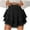 Black, variant on Flowy Shorts for Women Casual Boho Ruched Tiered Skorts High Waist Skirts Trendy Dressy Shorts