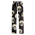 thumbnail image 6 of Clossjun Halloween Pajama Pants for Women Cozy Wide-Leg Novelty Holiday Pumpkin Ghost Bat Print Bottoms Nightwear 2XL, 6 of 6