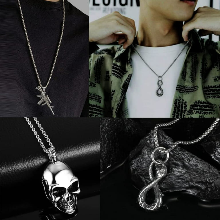 MGGFBLEY Goth Necklaces Eboy Punk Necklace Grunge Jewelry Chain Necklace  Egirl Alt Y2k Indie Jewelry Gothic Chains Emo Accessories for Men Women  Boys Girls price in Saudi Arabia,  Saudi Arabia