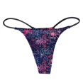 thumbnail image 4 of Harpily 2025 Intimates Clearance G String Printed Panties Women's T Back Underpants Comfort Soft Low Rise, 4 of 5