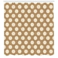 thumbnail image 3 of Ambesonne Tan Shower Curtain, Big Polka Dots Grungy Old, 69"Wx70"L, Tan Cream, 3 of 3