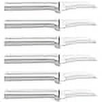 Rada Cutlery Granny Paring Knife, Silver Handle, Pack of 6