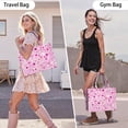 thumbnail image 6 of Large Capacity Tote Bag,Pink Breast Cancer Handbag Fashion Luxury Tote Bag,15.7"x13"x 5.1" Inches,Laptop Compatible, 6 of 6