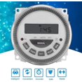 thumbnail image 4 of 16a Temporizador semanal Relé de interruptor de temporizador de reloj programable semanal con cubierta antipolvo para electrodomésticos Lámparas Panel de visualización (220v) - 220v,11 Feliz Sencillez, 4 of 4