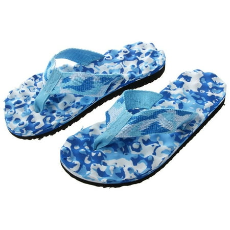 

Women Camouflage Herringbone Slippers Massage Bottom sandals Blue 36